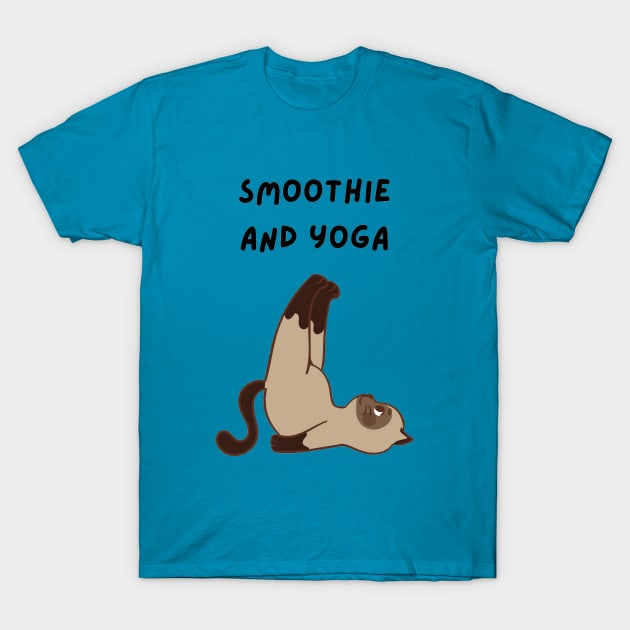 Smoothie and Yoga Therapy T-Shirt by Smooch Co.